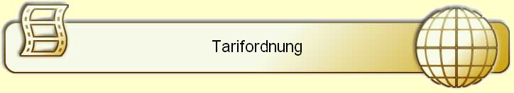 Tarifordnung